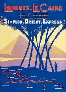 Simplon-Orient-Express, Londres-le Caire, c. 1930