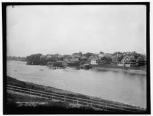 Simpson's Wharf, York Harbor, Me., between 1900 and 1906. Creator: Unknown