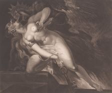 Sin Pursued by Death (John Milton, Paradise Lost, Book 2, 787, 790-792), November 27, 1804. Creators: Moses Haughton, Frederick Christian Lewis
