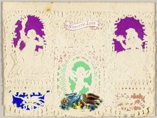 Sincere Love (valentine), c. 1850. Creator: Thomas Wood