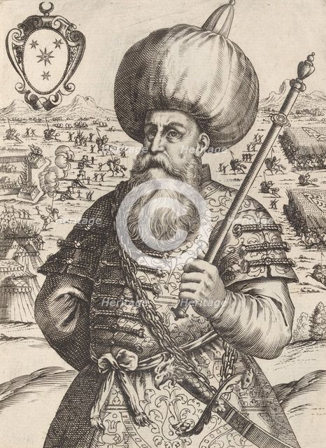 Sinan Bassa, Cap. Generale del'Essercito di Maumet Impe. de Turchi, 1596. Creator: Giacomo Franco.