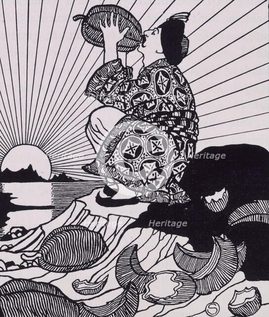 Sinbad the Sailor, 1896.  Creator: William Strang.