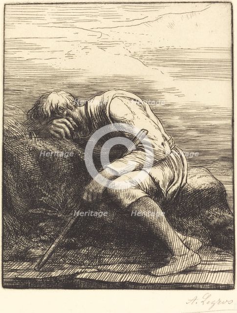 Sinbad the Sailor (Sinbad le marin). Creator: Alphonse Legros.