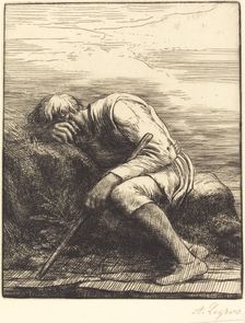 Sinbad the Sailor (Sinbad le marin). Creator: Alphonse Legros