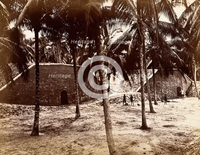 Singapore: a fort at Tanjong Katong, 1880. Creator: John Edmund Taylor.