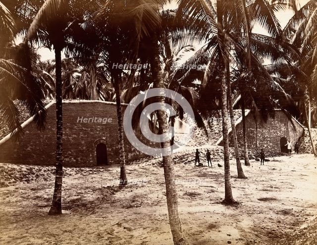 Singapore: a fort at Tanjong Katong, 1880. Creator: John Edmund Taylor.