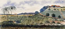 Singapore: a hill known as "Mount Echo", 1879. Creator: John Edmund Taylor