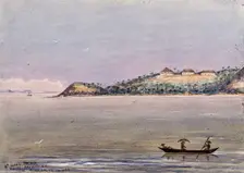Singapore: the quarantine station on St John's Island, 1879. Creator: John Edmund Taylor