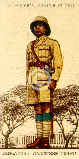 'Singapore Volunteer Corps', 1936. Creator: Unknown.