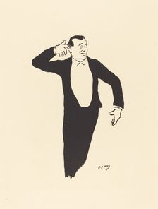 Singer, 1893. Creator: Henri-Gabriel Ibels