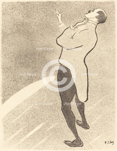 Singer, 1893. Creator: Henri-Gabriel Ibels.