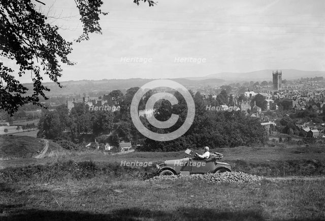 Singer 10 hp open 2-seater, Ludlow, Shropshire, c1920. Artist: Bill Brunell.