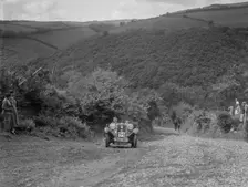Singer 2-seater competing in the Mid Surrey AC Barnstaple Trial, Beggars Roost, Devon, 1934. Artist: Bill Brunell