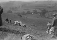 Singer 2-seater sports competing in the MG Car Club Rushmere Hillclimb, Shropshire, 1935. Artist: Bill Brunell