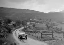 Singer Nine Sports of Miss MC Sherer competing in the RSAC Scottish Rally, 1936. Artist: Bill Brunell