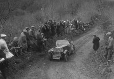 Singer of N Miller competing in the MCC Lands End Trial, 1935. Artist: Bill Brunell