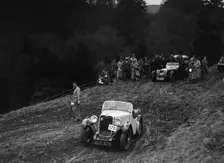 Singer of AC Challands competing in the MCC Edinburgh Trial, Roxburghshire, Scotland, 1938. Artist: Bill Brunell