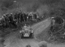 Singer of JAH Gott competing in the MCC Lands End Trial, 1935. Artist: Bill Brunell