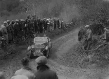 Singer of JN Trye competing in the MCC Lands End Trial, 1935. Artist: Bill Brunell