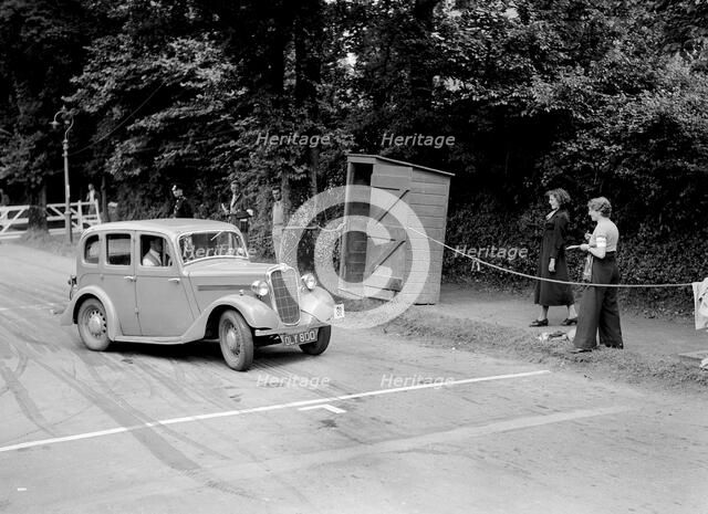 Singer of SGE Tett, winner of a premier award at the MCC Torquay Rally, July 1937. Artist: Bill Brunell.