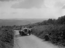 Singer of TL McDonald competing in the MCC Torquay Rally, 1938. Artist: Bill Brunell