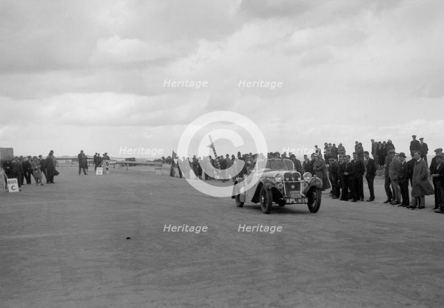 Singer open sports competing in the RSAC Scottish Rally, 1934. Artist: Bill Brunell.