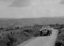 Singer B37 1.5 litre sports of EB Booth of the Autosports team at the MCC Torquay Rally, 1938. Artist: Bill Brunell