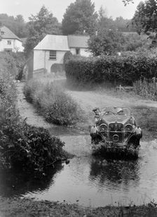 Singer competing in the B&HMC Brighton-Beer Trial, Windout Lane, near Dunsford, Devon, 1934. Artist: Bill Brunell