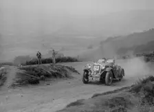 Singer competing in the Barnstaple Trial, c1935. Artist: Bill Brunell
