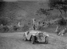 Singer competing in the Mid Surrey AC Barnstaple Trial, Beggars Roost, Devon, 1934. Artist: Bill Brunell