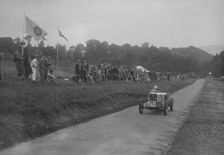 Singer competing in the Shelsley Walsh Hillclimb, Worcestershire, 1935. Artist: Bill Brunell
