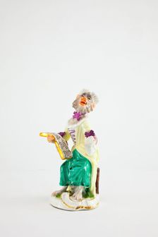 Singer for the Monkey Band, Meissen, c. 1765. Creators: Meissen Porcelain, Johann Joachim Kaendler