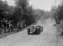 Singer Le Mans competing in the BOC Hill Climb, Chalfont St Peter, Buckinghamshire, 1932. Artist: Bill Brunell