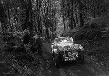 Singer Le Mans competing in the Mid Surrey AC Barnstaple Trial, 1934. Artist: Bill Brunell