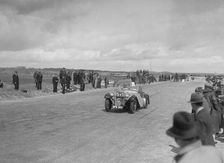 Singer Le Mans of FA Thatcher competing in the RSAC Scottish Rally, 1934. Artist: Bill Brunell