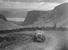 Singer Le Mans of TL McDonald competing in the RSAC Scottish Rally, 1936. Artist: Bill Brunell