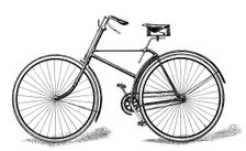 Singer's special safety bicycle, c1886 (1890). Creator: Unknown