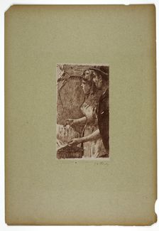 Singer Waiting, 1889–90. Creator: Georges William Thornley
