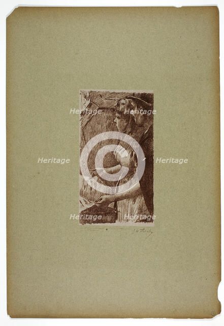 Singer Waiting, 1889–90. Creator: Georges William Thornley.