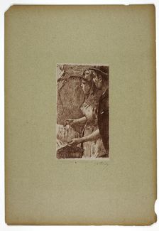 Singer Waiting, 1889–90. Creator: Georges William Thornley