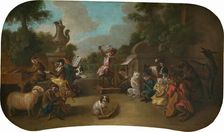 Singerie: The Concert, c. 1739. Creator: Christophe Huet