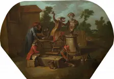 Singerie: The Sculptor, c. 1739. Creator: Christophe Huet
