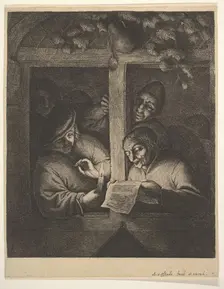 Singers at the Window, 1610-85. Creator: Adriaen van Ostade