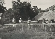 Singhalesische Zimmtarbeiter bei der Arbeit 1926