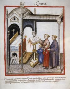 Singing, 14th century. Creator: Unknown