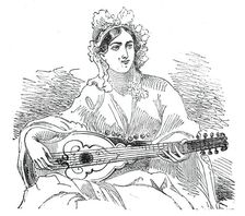 Singing woman of the harem, 1844. Creator: Unknown
