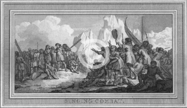 'Singing Combat', 1787. Artist: Thornthwaite.