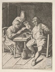 Singing Couples and Violin, 1610-85. Creator: Unknown