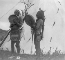 Singing deeds of valor, c1908. Creator: Edward Sheriff Curtis