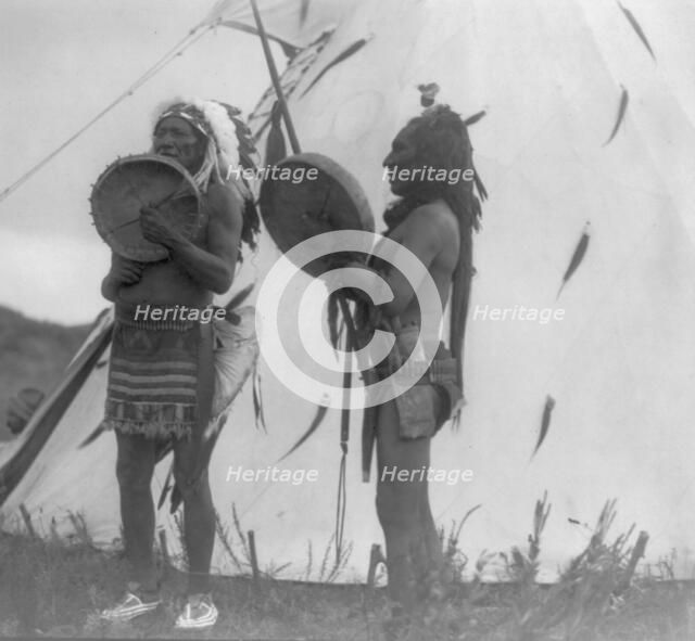 Singing deeds of valor, c1908. Creator: Edward Sheriff Curtis.